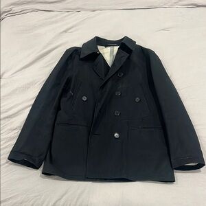 DKNY Men's Classic Black Pea Coat